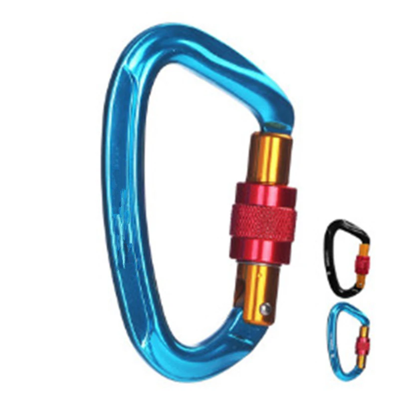 Excellent quality D shape 24KN Professional Safety Master Lock D Buckle