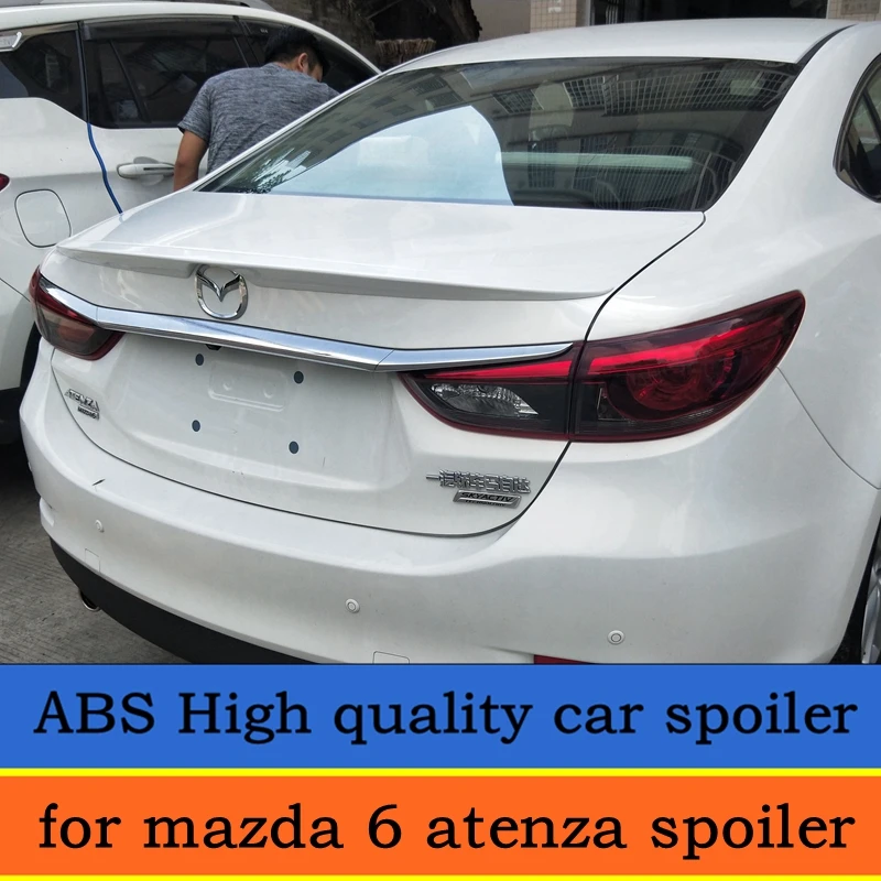 Для mazda 6 спойлер atenza 2014 2017mazda высокого качества ABS Материал заднее крыло