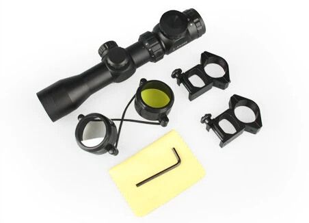 

Tactical Red Green Illuminated Military Optics 2-6X28E Rifle Scope With 25.4mm Mount For Riflescope Hunting