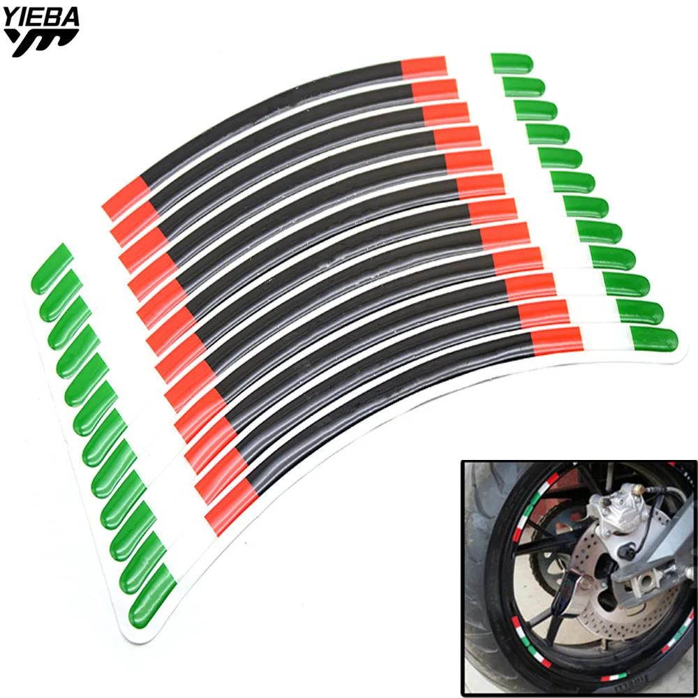 Wheel frame Rim Tire Sticker Decals for Benelli Tornado Naked Tre 1130 TNT Cafe Racer 1130 TNT Sport 1130 Sport EVO TNT125 BN300