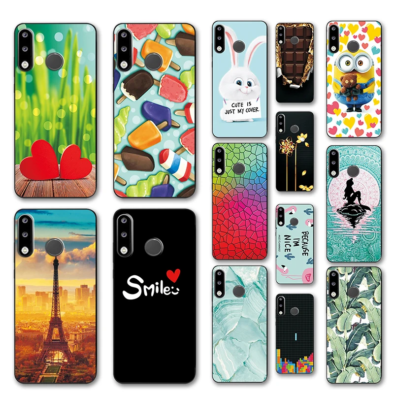 

Cute Cartoon Soft TPU Case Coque For Huawei P30 Lite 6.0" Various Mermaid Funda For Huawei P30 Lite Case P 30Lite Capa