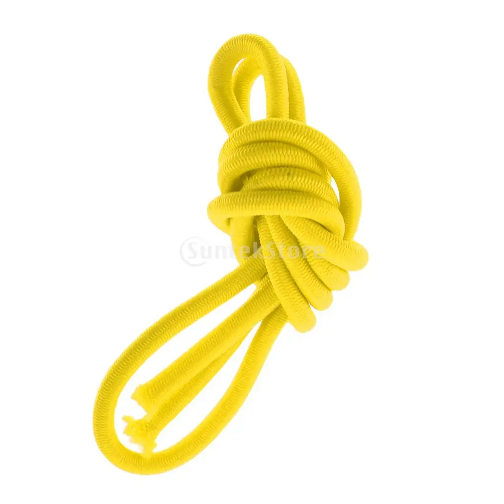 3mm Dia. 0.5-100m High Elastic Bungee Rope Shock Cord Tie Down Roof Racks Boats Trailer Yellow/ Green