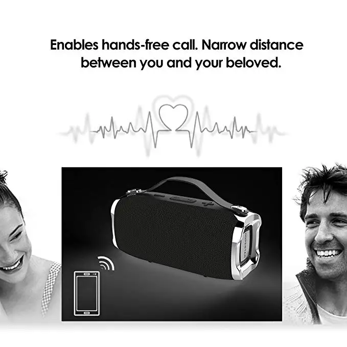 Mini Bluetooth Speaker Outdoor Portable column Waterproof Wireless Loudspeaker HIFI Bass 3D Stereo Music Center Sound Bar Box