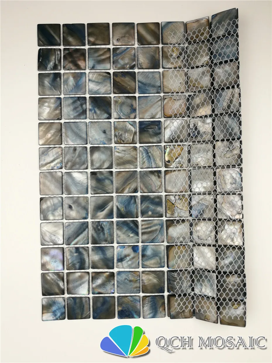 Пресноводная оболочка mother of pearl мозаика плитка для украшение на стену для дома плитка 22 квадратных футов/лот 25x25chip Размер qch157