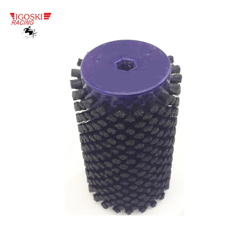 IGOSKI Nylon Roto Brush for CrossCountry Ski Waxing Fits 10mm Hex