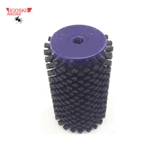 IGOSKI Roto Escova de Nylon para Cross-Country Ski Depilação Encaixa 10mm Hex Eixo Skiboard Snowboard