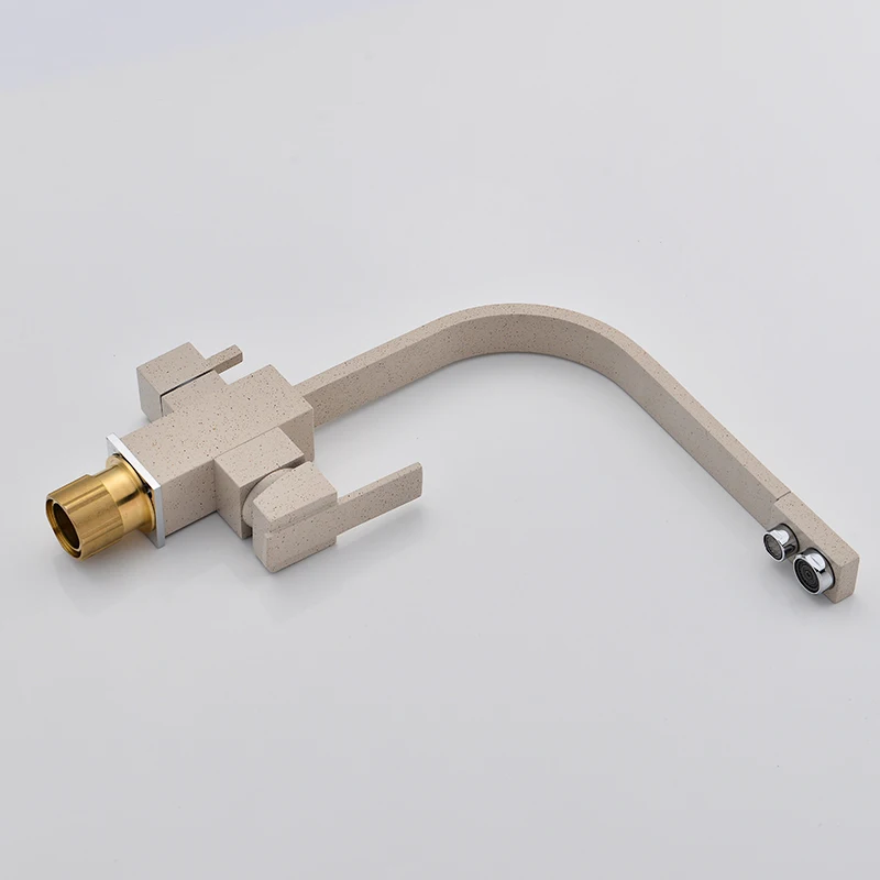 FLG Black Square kitchen Faucet for kitchen Brass 360 Degree Rotation Faucets Filter Water Mixer Tap Crane For Kitchen 573-33B FLG Black Square kitchen Faucet for kitchen Brass 360 Degree Rotation Faucets Filter Water Mixer Tap Crane For Kitchen 573-33B
