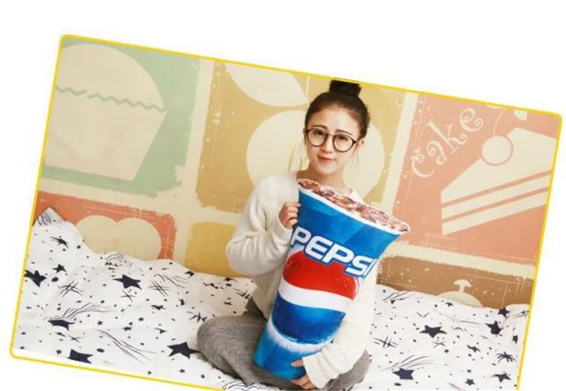 Дизайн Pepsi попкорн декоративная подушка с внутренним декором для дома диванная игрушка без молнии