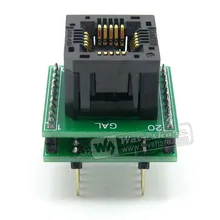 Yamaichi программный IC АДАПТЕР PLCC20 для DIP20 тестирования и программирования PLCC20 посылка IC