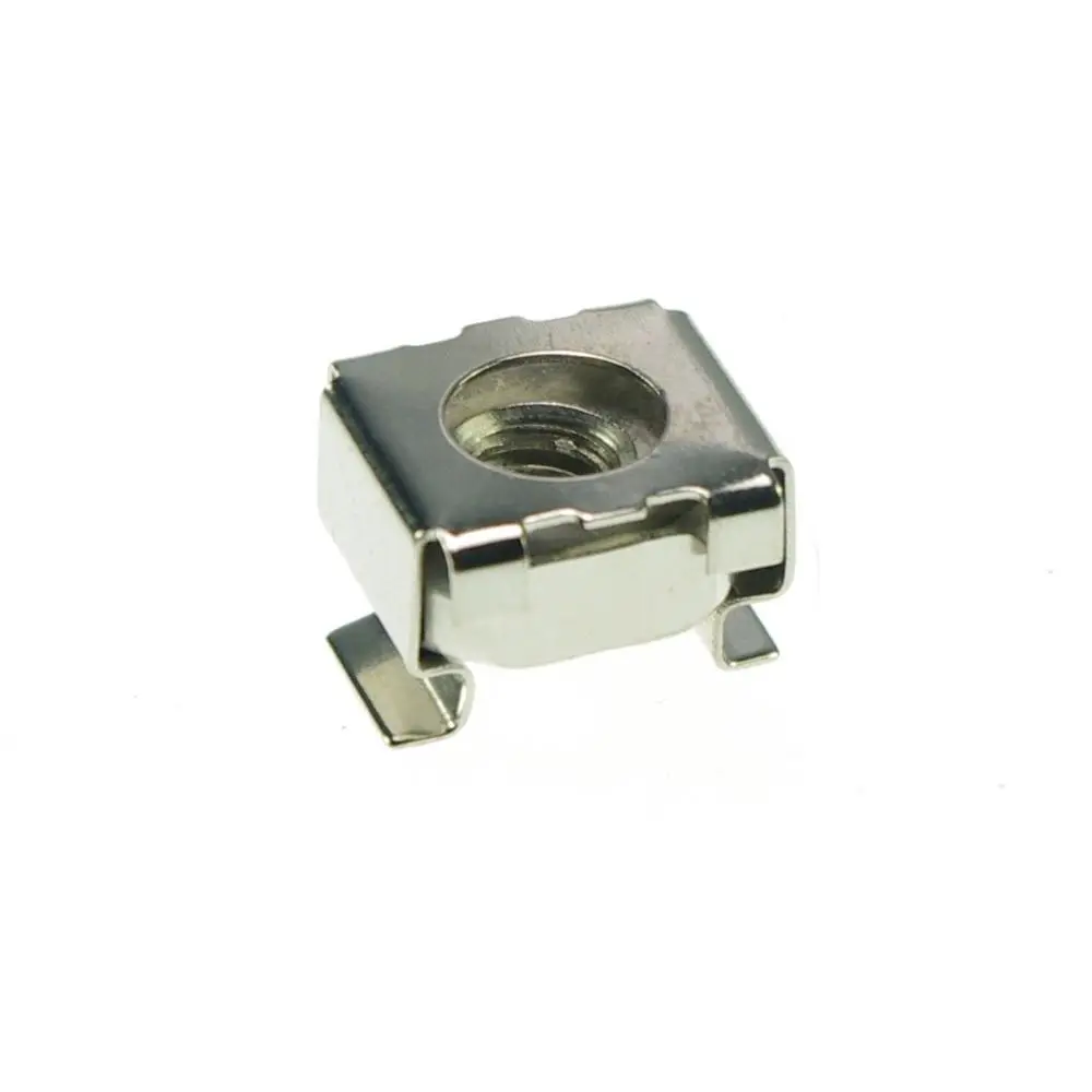 

Lot25 Metric Steel M6 Retainer Cage Clip On Square Nuts Freeship to Worldwide