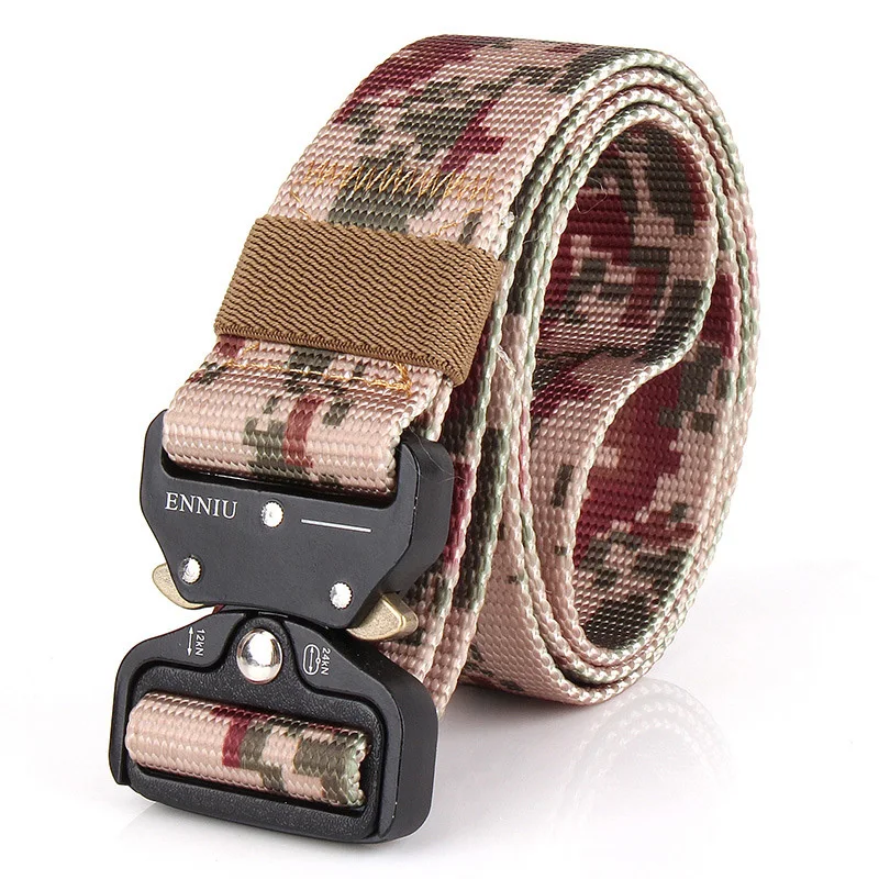 Outdoor Tactical Belt Men High Quality Nylon Airsoft Paintball Sports