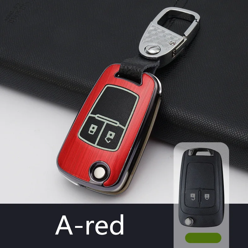 

Plastic PVC Luminous Multicolor Aluminum Alloy Car Key Case Cover For Buick For Chevrolet Camaro Malibu Cruze Aveo Trax Opel