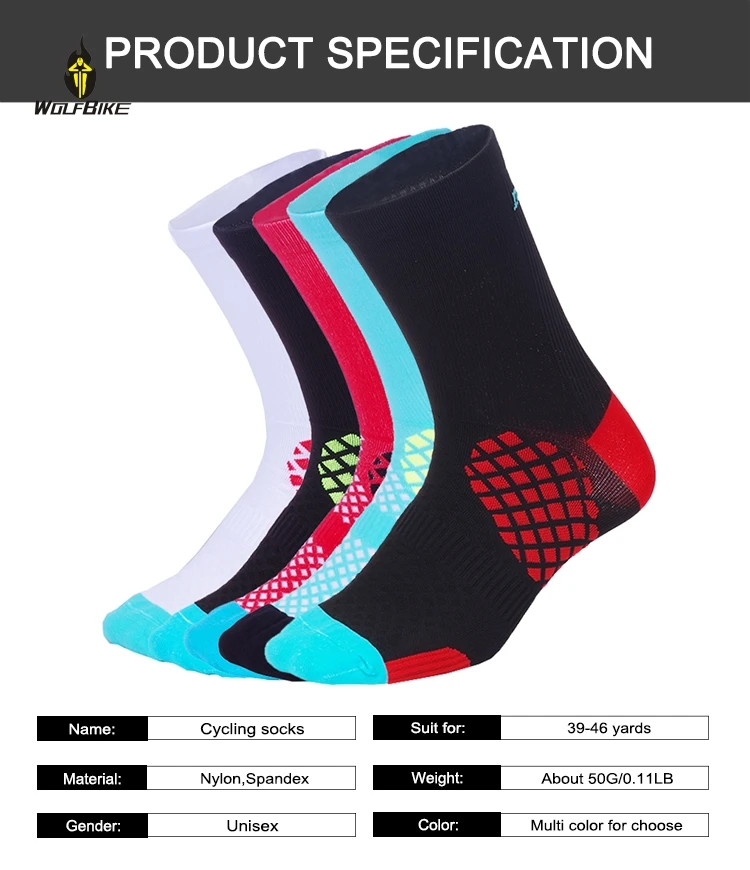 15 цветов, велосипедные носки, профессиональные спортивные носки дышащие, велосипедная одежда, уличные, тонкие, гоночные, баскетбольные, футбольные носки