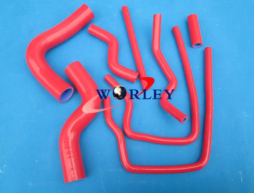 Silicone Radiator Red Hose For Subaru Impreza Wrx/sti Gc8/ej20 Ver 36