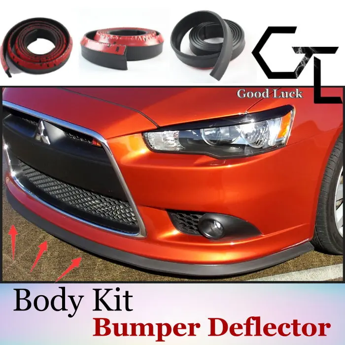 

For Mitsubishi Bumper Lip / Front Spoiler Deflector For Car View Tuning / Body Kit / Strip Skirt / Anti-Scratch Bumper Lip