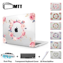 Чехол MTT с цветами и бабочками для Macbook Air Pro 11 12 13 15 retina, Жесткий Чехол для mac book 13 дюймов, чехол для ноутбука a1989