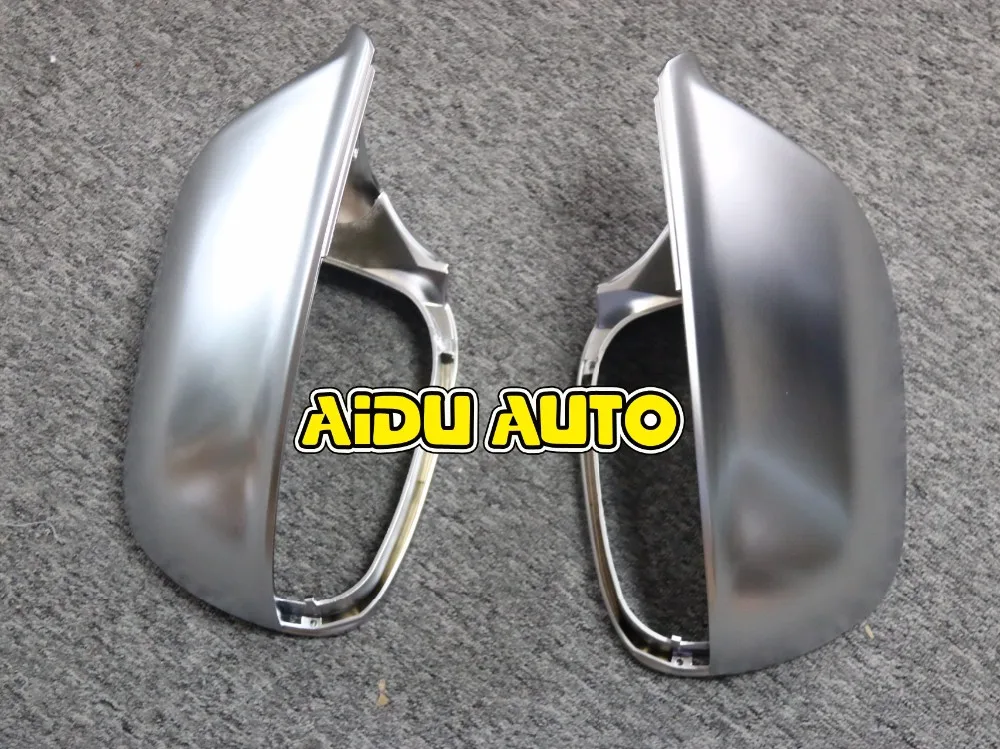 

1 pair For Audi Q5 Q7 matt chrome Silver mirror case rearview mirror cover shell
