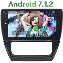 Quad Core 2GB RAM 16GB ROM Android 7.1.2 Car Radio Audio Stereo Touch Screen Bluetooth MP3 MP4 for Volkswagen Sagitar 2012-2014