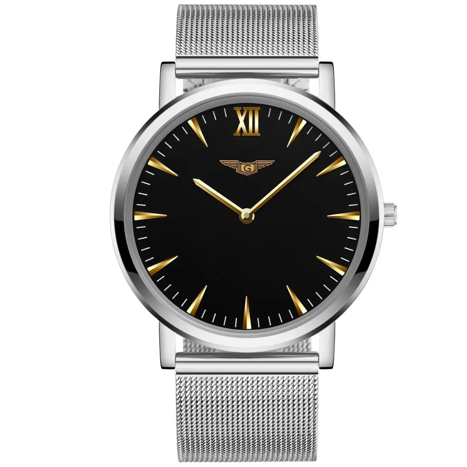 Watch Men GUANQIN Relogio Masculino Gold Simple Mens Watches Top Brand Luxury Ultra Thin Quartz Watch New Year Gifts for Friends (18)