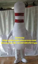 Verisimilar לבן באולינג קערת Gutterball באולינג כדור קמע תלבושות דמות מצוירת שני אדום עבה קווים על צוואר ZZ915 FS(China)