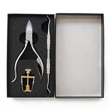 Оригинальные 3 шт/5 шт вросших ногтей набор прецизионных пилок для ногтей набор Премиум Педикюр Маникюр Мини Ножницы для ногтей с двойной головкой триммеры