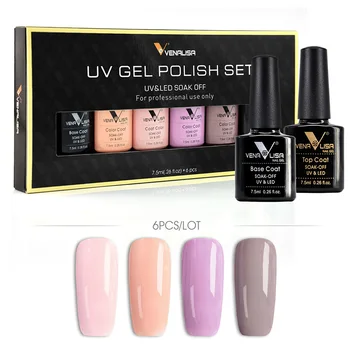 

2020 Hot Sale Venalisa enamel 7.5 ML Soak Off UV Gel Nail Gel Polish Cosmetics Nail Art Manicure Nails Gel Polishes Nail Varnish