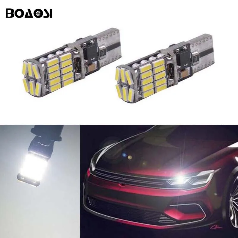 

BOAOSI 2x T10 W5W 26SMD Error Free Samsung LED Canbus For Volkswagen VW Golf 4 5 6 7 Jetta mk6 tiguan Polo Passat b5 b6 CC