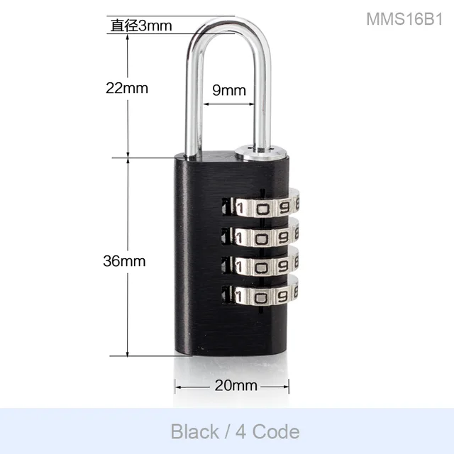 4 Digit Black