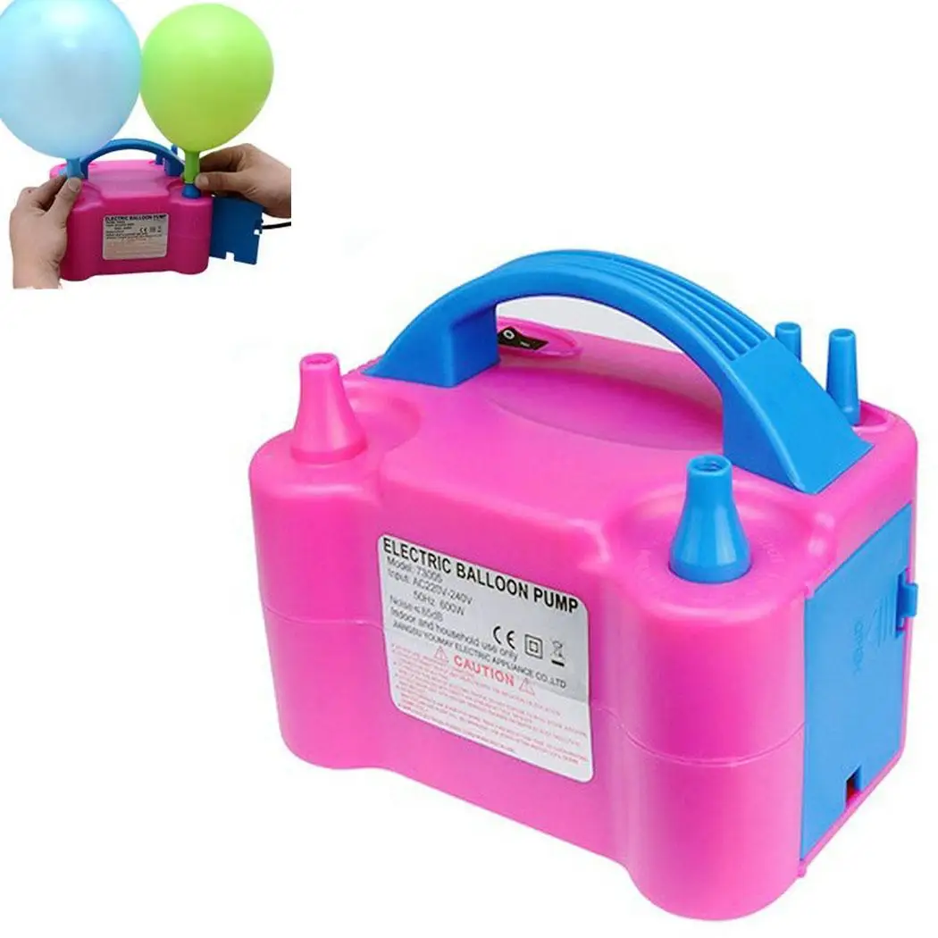 

Double Hole Portable air compressor 220v AC Inflatable Electric Balloon Pump Air Balloon Pump Electric Balloon Inflator Pump