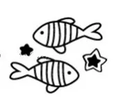 Двойной рыбы Мыло своими руками diy средство, мыло мини-штамп узор diy мыло 4*5 см