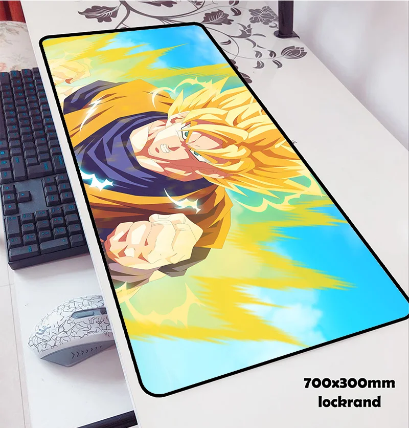 Коврик для мыши Dragon Ball 700x300x3 мм коврик для мыши мышь Notbook компьютерная padmouse дешевый игровой коврик геймер к клавиатуре коврики для мыши