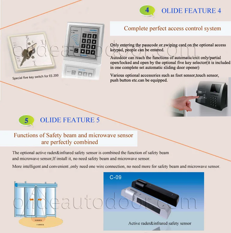 ES200 Automatic Sliding Door Operator with High Quality 6952403057447 eBay