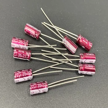 

30PCS/50pcs ELNA 22UF35V audio tonic electrolytic capacitor 5*11mm purple shell FREE SHIPPING