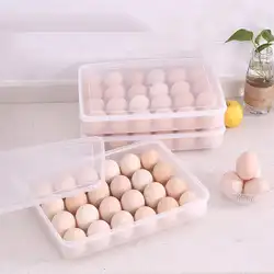 24 Сетки лотки для хранения яиц пластиковый утолщающийся держатель для яиц контейнер для хранения яиц для кухни холодильник дома