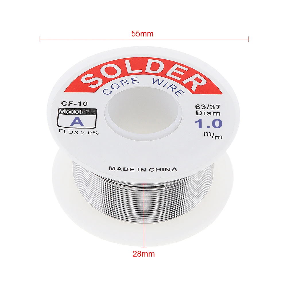 

63/37 Tin Fine Wire Core 2% Flux Reel Welding Line Solder Wire with Rosin and Low Melting Point for Electric Soldering Iron