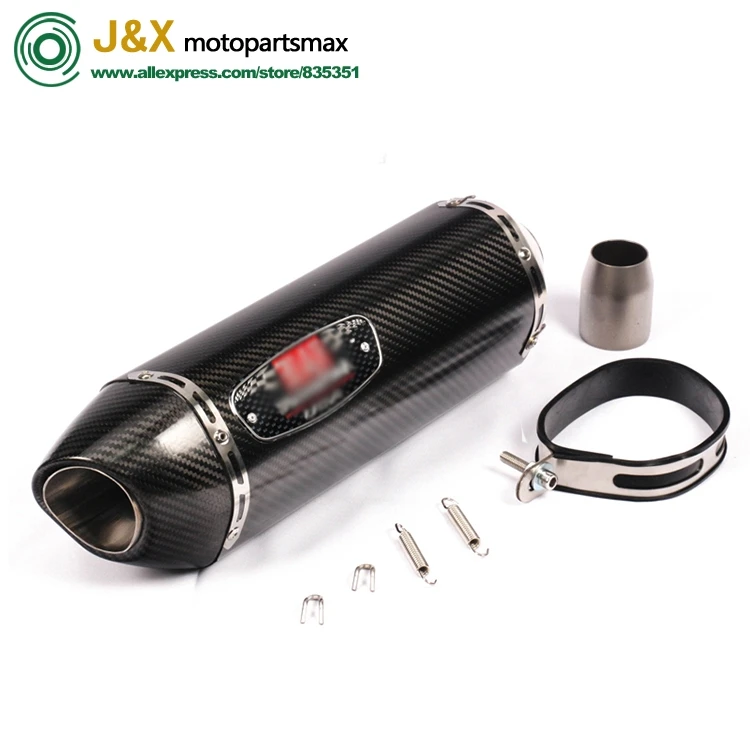 

36-51mm Universal Motorcycle dirt bike akrapovic exhaust systems escape pipe db killer silencer gsxr600 fz6 cbr125 trk502 cb190r