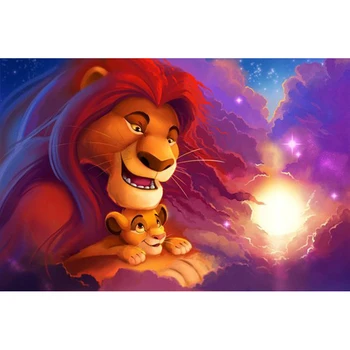 

New Year Two Lion Diamond Painting Cross Stitch Diamond Embroidery Rhinestone Handwork Home Decor gift KBL