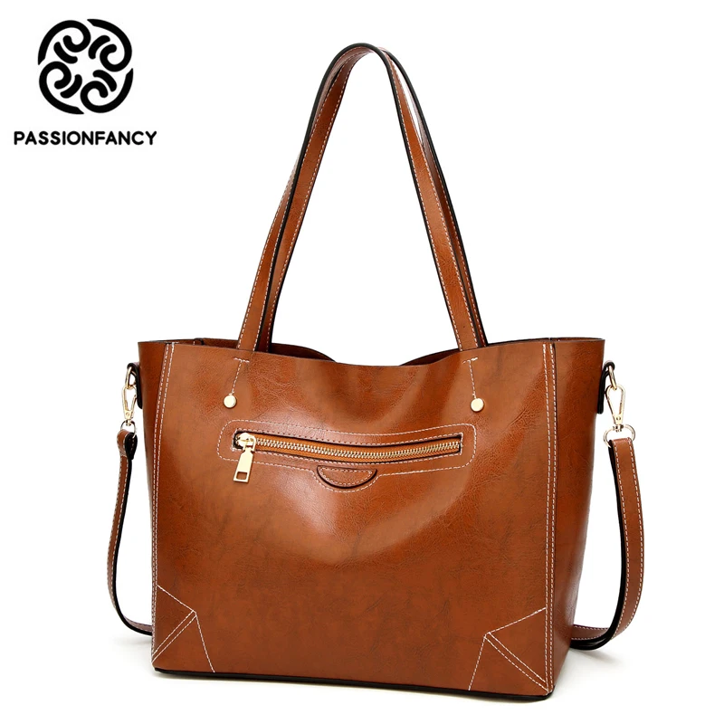 

Large Capacity Women Handbags Shopping Leather Top-Handle Bag Ladies Shoulder Bags Female Fashion Crossbody Bag bolsos mujer