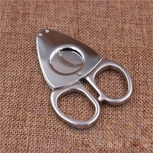 Серебряный резак для сигар из нержавеющей стали ножницы для сигар из толстого СЕРОГО МЕТАЛЛА гаджет зебры