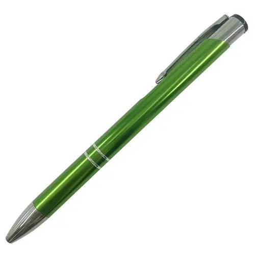 100 шт Персонализированные Выгравированные металлические шариковые ручки, персонализированные свадебные подарки, свадебный подарок, индивидуальный рекламный подарок - Цвет: green