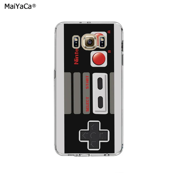 

Retro game controller soft silicone clear transparent phone case for samsung s6 edge plus s7 s7edge s8 s9 plus note 9