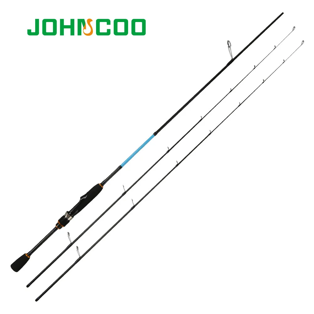 

JOHNCOO VIVID UL/L L/ML Spinning Rod Solid tip 2.1m 1.92m Trout Rod Fast Action Carbon rod for light Jigging Fishing rod Perch