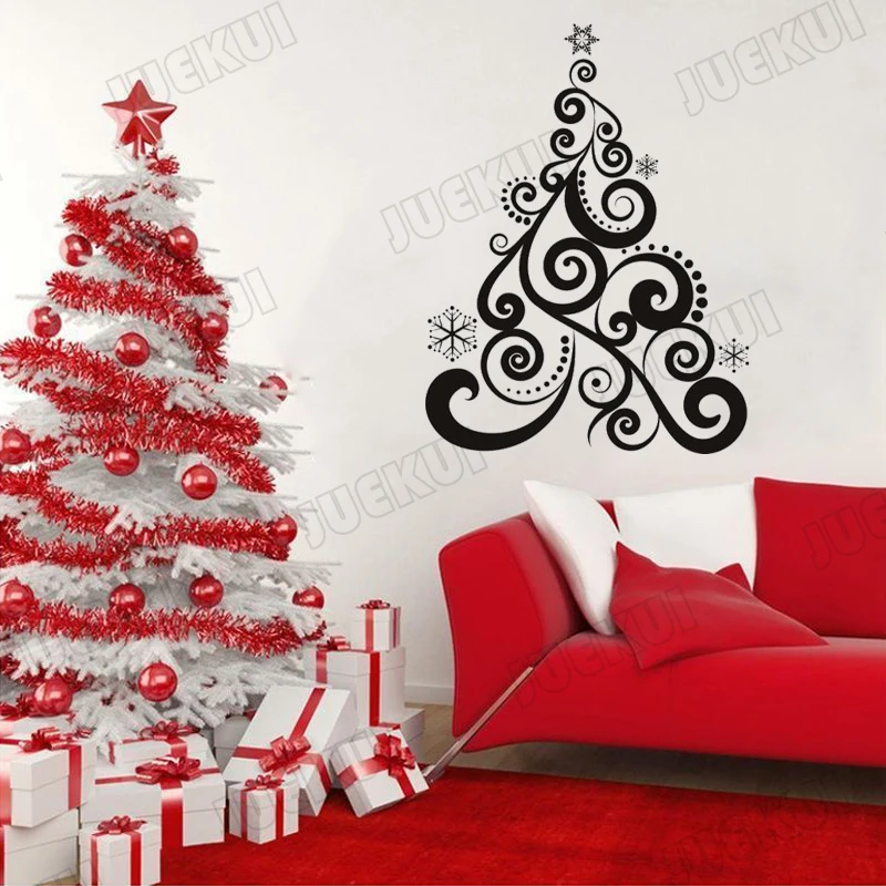 Christmas Wall Sticker Snowflake Window Decal Decor Home Vinyl Merry Xmas