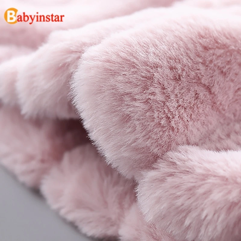 Babyinstar Boutique Waistcoat+ Baby Bag 2 Pcs Baby Girl Clothes Winter Fur Waistcoat Warm Girls Baby Fur Vest Kids Faux Fur Vest