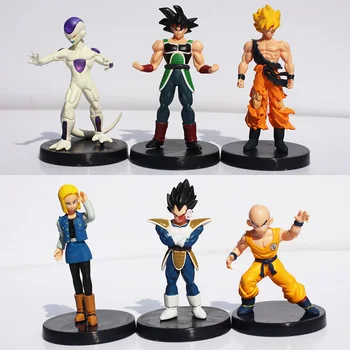 

6Pcs/set Dragon Ball Z Figures DragonBall Son Gokou Gotenks PVC Action Figure Collectible Model Toy