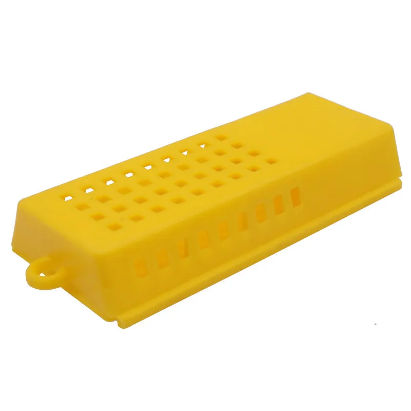 

Beekeeping Tools Wholesale 4 Pcs Push Type Bee Queen King Cage Yellow Plastic Material Bee Transport And Mail Quality Assurance