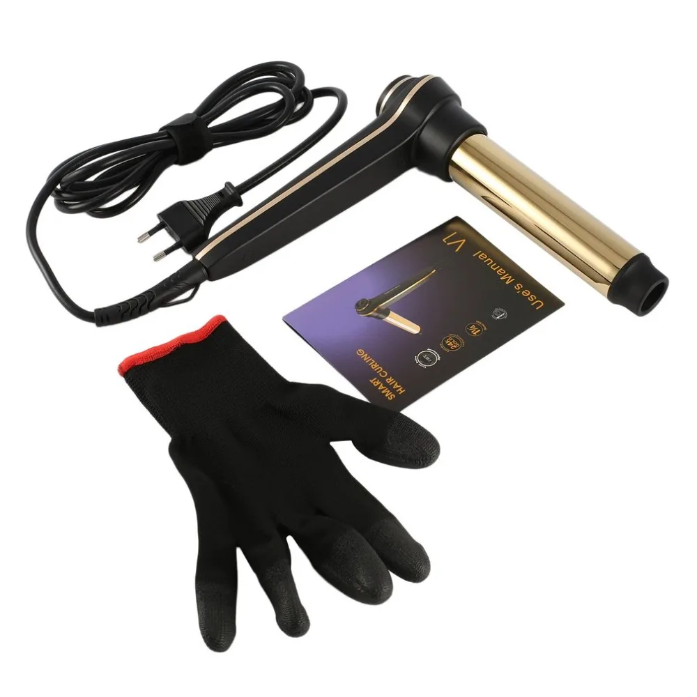 

Smart Auto Hair Curling With Golden Plated Long-lasting Curler Digital Accuracy Temperature Display Hair Styler Curling Irons