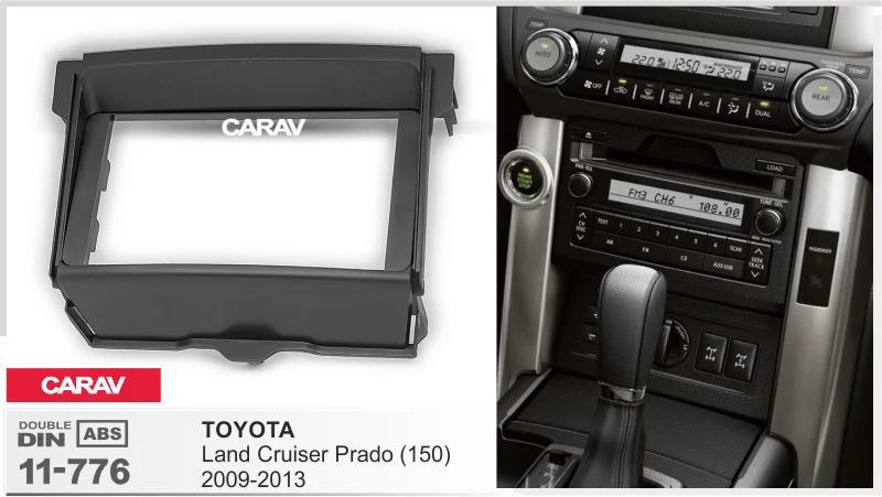 CARAV 11-776 Car Radio Installation Trim Fascia Panel