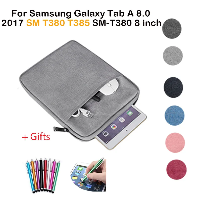 Бесплатный подарок + чехол для Samsung Galaxy Tab A 8 0 2017 SM T380 T385 ультратонкая Защитная