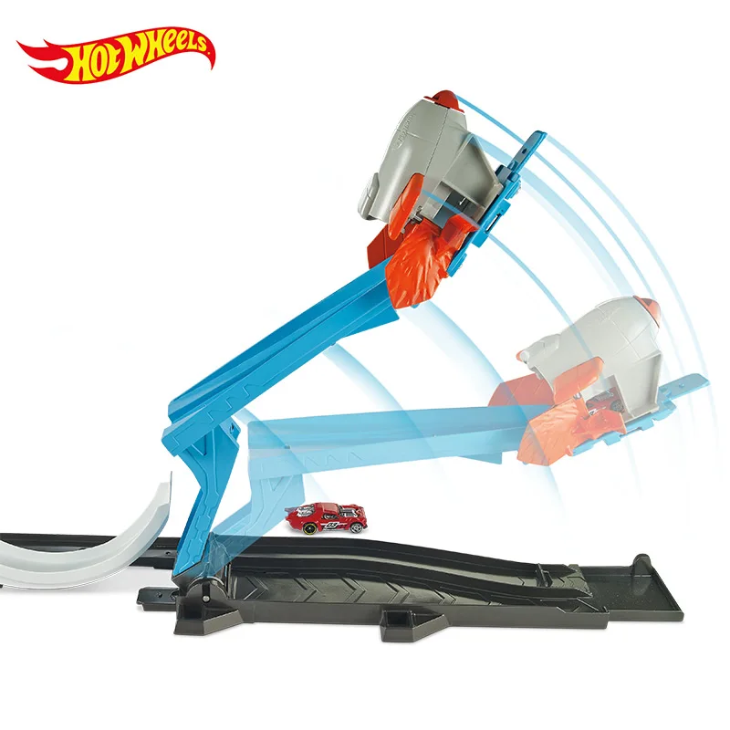 Новинка Игрушечный трек Hot Wheels Hotwheels запуск ракет трюк различные скачки трека